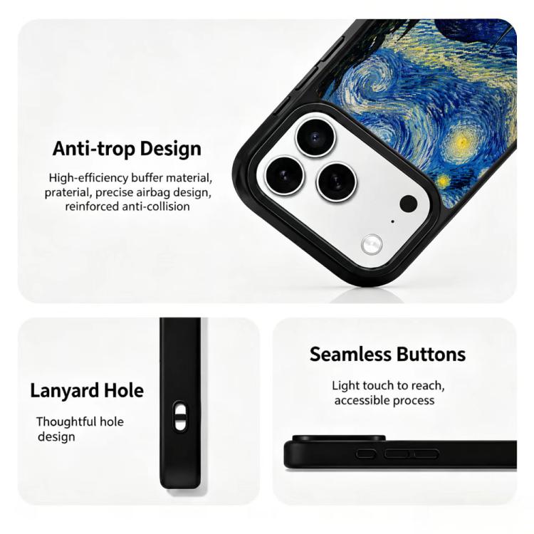 Custodia magnetica in silicone per iPhone 17 Pro Max
