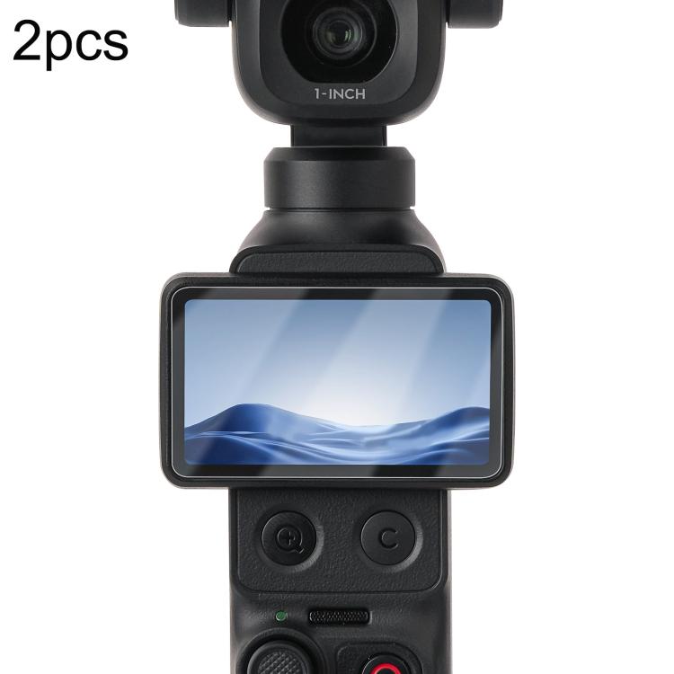 Pellicola protettiva in vetro temperato Sunnylife per DJI Osmo Pocket 4P / 4 / 3, Screen & Remote Film 2 Sets, Screen & Remote Film, Screen Film 2pcs, Screen Film