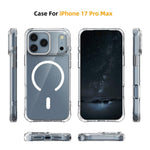 Custodia ibrida PC TPU con magnete per iPhone 17 Pro Max