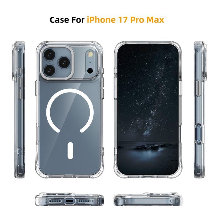 Custodia ibrida PC TPU con magnete per iPhone 17 Pro Max