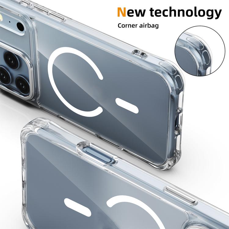 Custodia ibrida PC TPU con magnete per iPhone 17 Pro Max