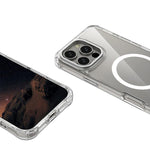 Custodia ibrida PC TPU con magnete per iPhone 16 Pro Max