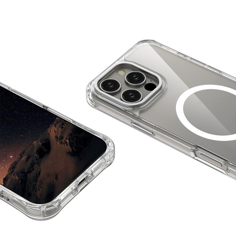Custodia ibrida PC TPU con magnete per iPhone 16 Pro Max