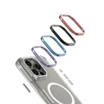 Custodia ibrida PC TPU con magnete per iPhone 16 Pro Max