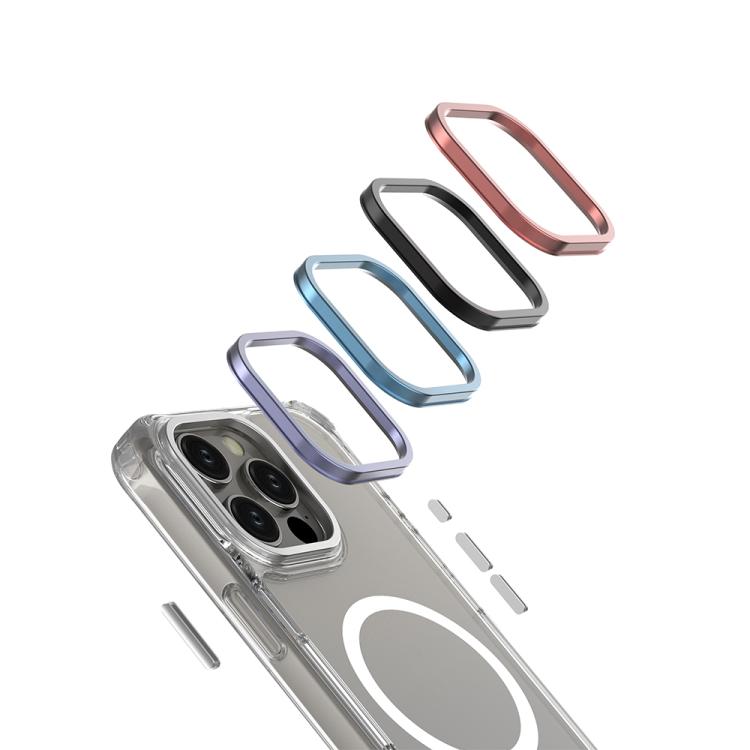 Custodia ibrida PC TPU con magnete per iPhone 16 Pro Max