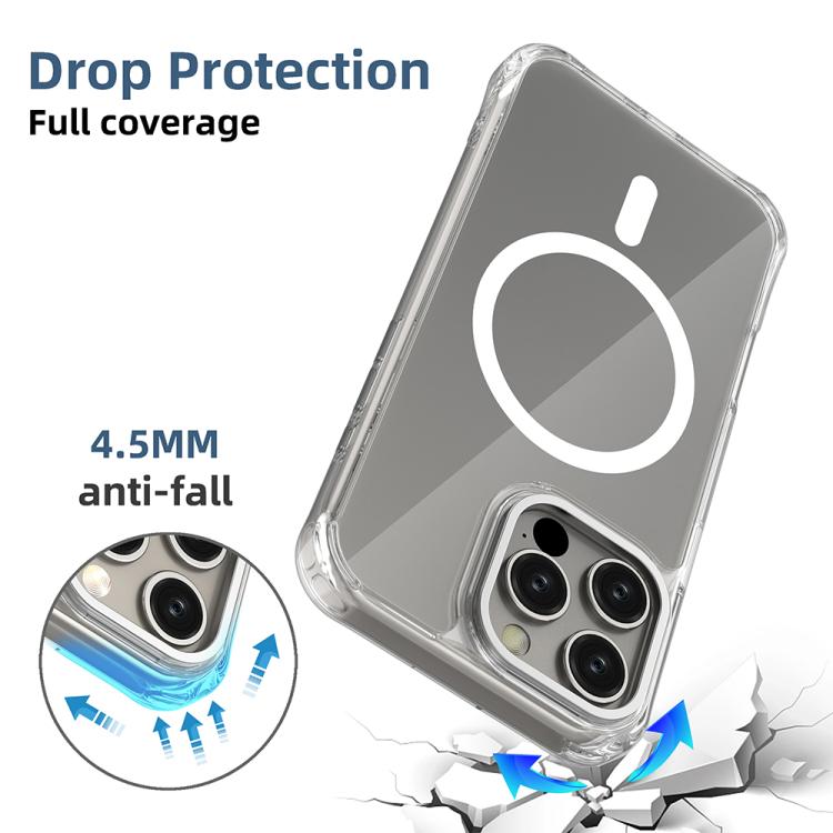 Custodia ibrida PC TPU con magnete per iPhone 16 Pro Max