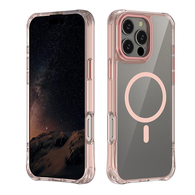 Custodia ibrida PC TPU con magnete per iPhone 16 Pro Max