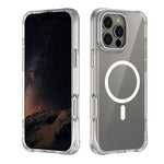 Custodia ibrida PC TPU con magnete per iPhone 16 Pro Max