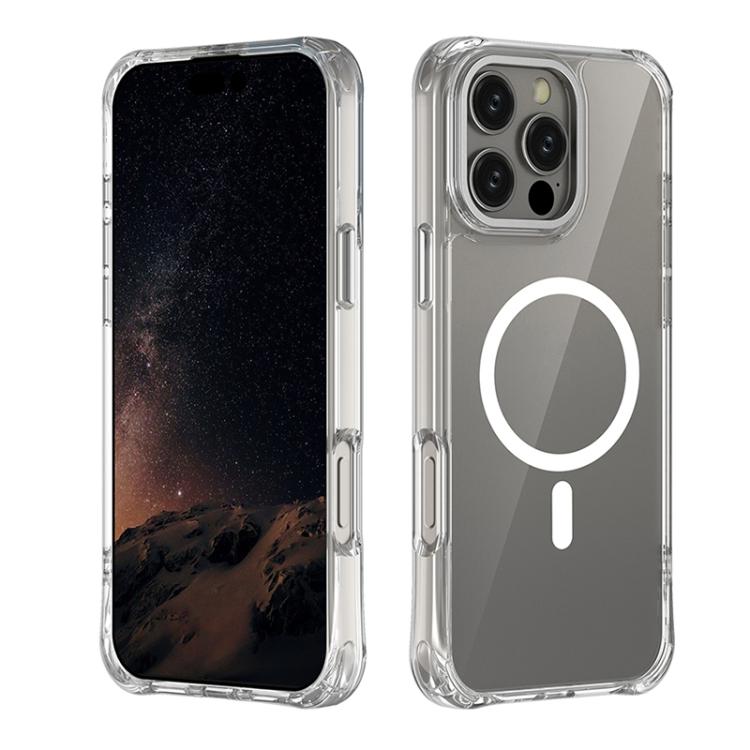 Custodia ibrida PC TPU con magnete per iPhone 16 Pro Max