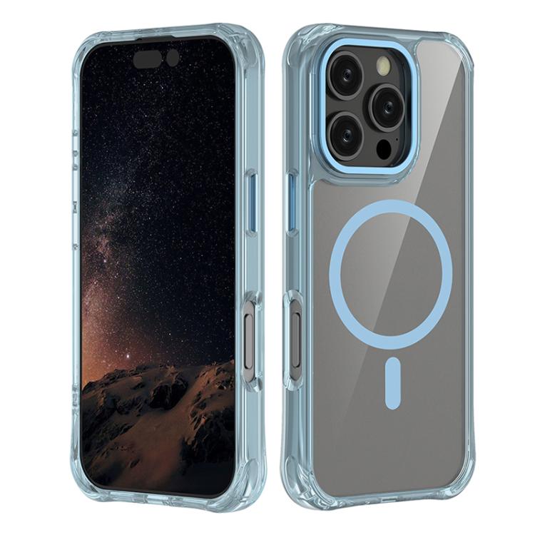 Custodia ibrida PC TPU con magnete per iPhone 16 Pro Max