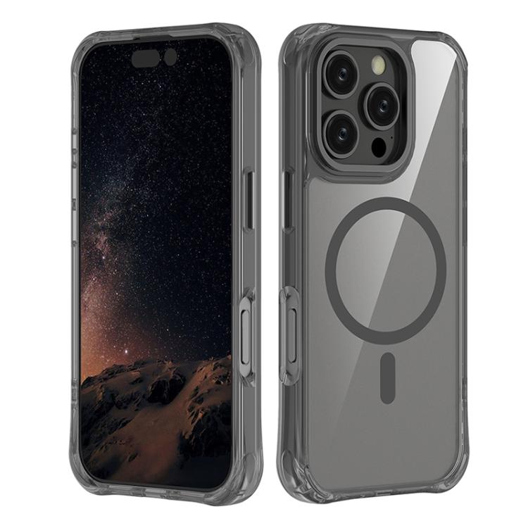 Custodia ibrida PC TPU con magnete per iPhone 16 Pro Max