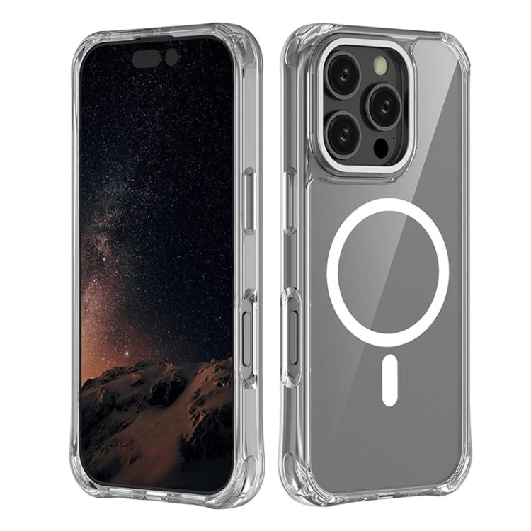 Custodia ibrida PC TPU con magnete per iPhone 16 Pro Max