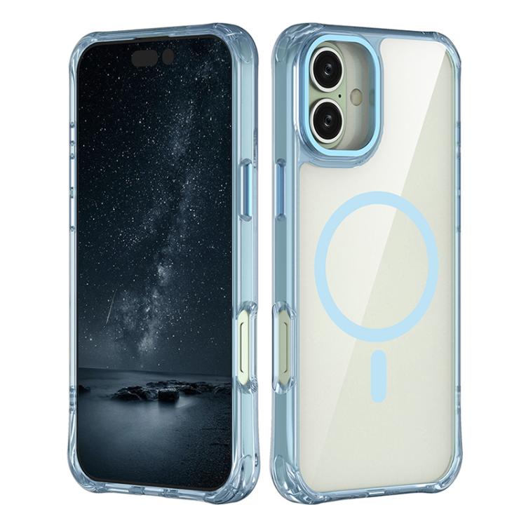 Custodia ibrida PC TPU con magnete per iPhone 16 Pro Max