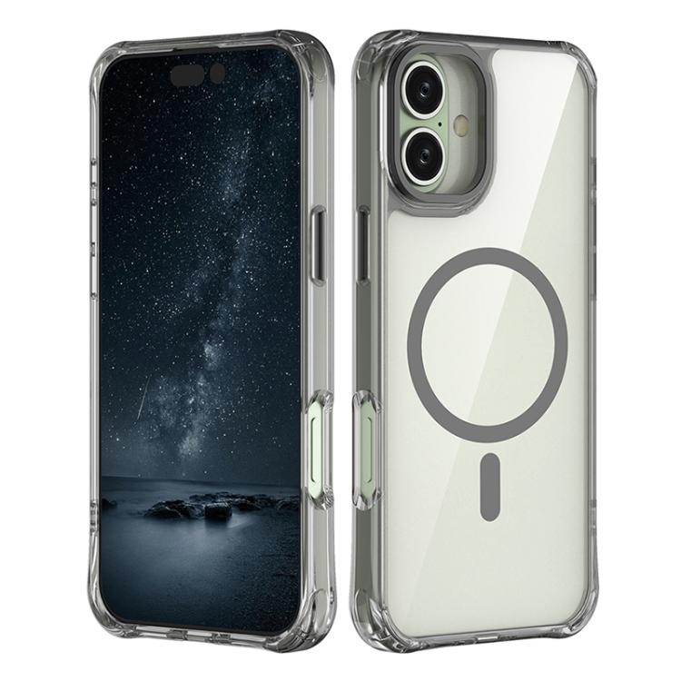 Custodia ibrida PC TPU con magnete per iPhone 16 Pro Max