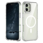 Custodia ibrida PC TPU con magnete per iPhone 16 Pro Max