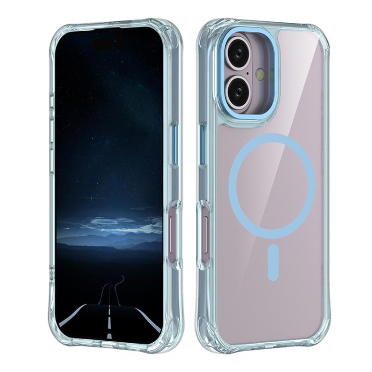 Custodia ibrida PC TPU con magnete per iPhone 16 Pro Max