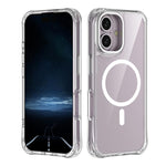 Custodia ibrida PC TPU con magnete per iPhone 16 Pro Max