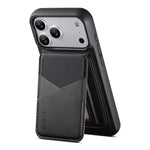 Custodia portafoglio magnetica con porta carte per iPhone 16 Plus