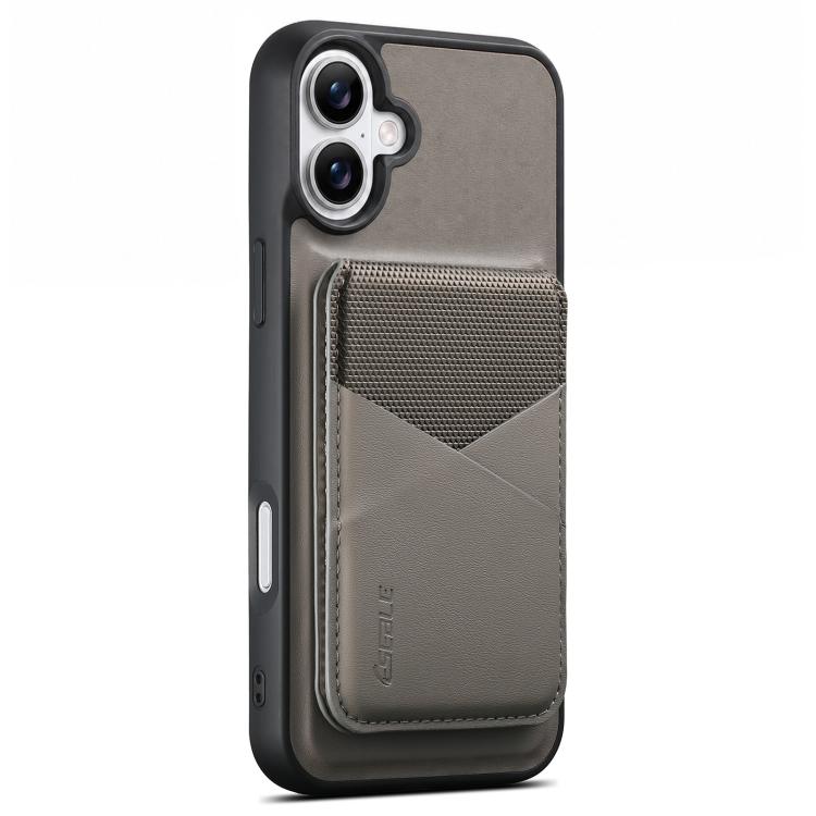 Custodia portafoglio magnetica con porta carte per iPhone 16 Plus