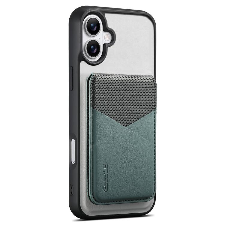 Custodia portafoglio magnetica con porta carte per iPhone 16 Plus
