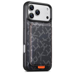 Custodia magnetica con porta carte RFID per iPhone 17 Pro Max