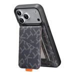 Custodia magnetica con porta carte per iPhone 15 Pro Max