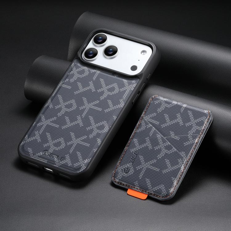 Custodia magnetica con porta carte per iPhone 15 Pro Max