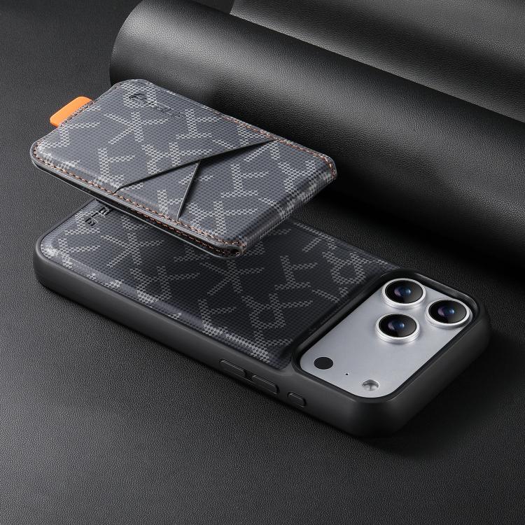 Custodia magnetica con porta carte per iPhone 15 Pro Max