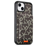 Custodia magnetica con porta carte per iPhone 15 Pro Max