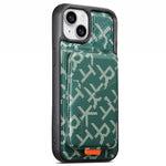 Custodia magnetica con porta carte per iPhone 15 Pro Max