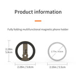 Supporto magnetico per telefono a doppia faccia 360°