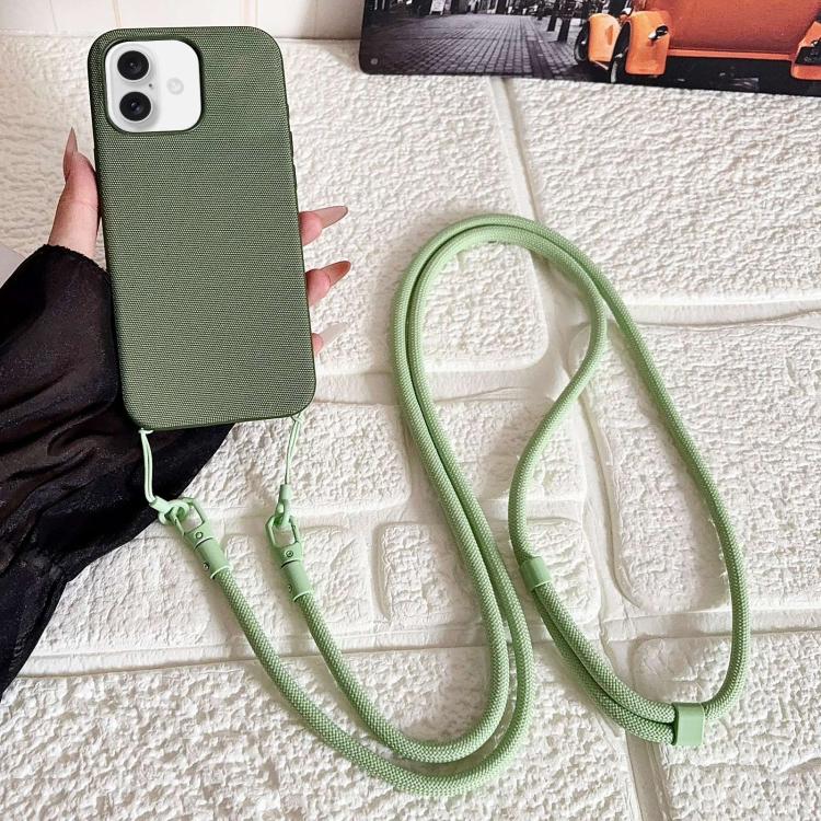 Custodia magnetica in tessuto tecnico per iPhone 16 Plus