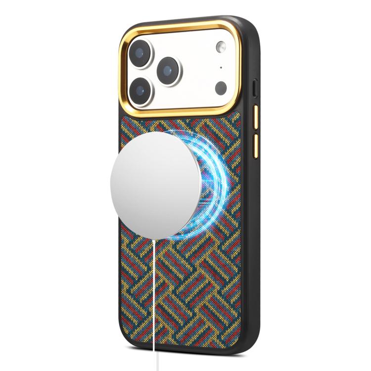 Custodia magnetica con motivo etnico per iPhone 17 Pro Max