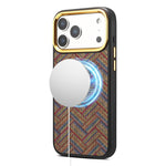 Custodia magnetica con motivo etnico per iPhone 17 Pro Max