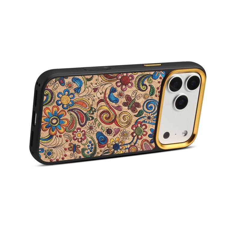 Custodia magnetica con motivo etnico per iPhone 17 Pro Max