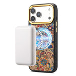 Custodia magnetica con motivo etnico per iPhone 17 Pro Max