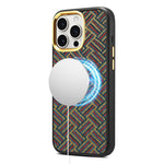 Custodia magnetica con motivo etnico per iPhone 17 Pro Max