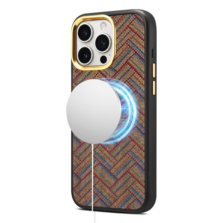 Custodia magnetica con motivo etnico per iPhone 17 Pro Max