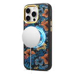 Custodia magnetica con motivo etnico per iPhone 17 Pro Max