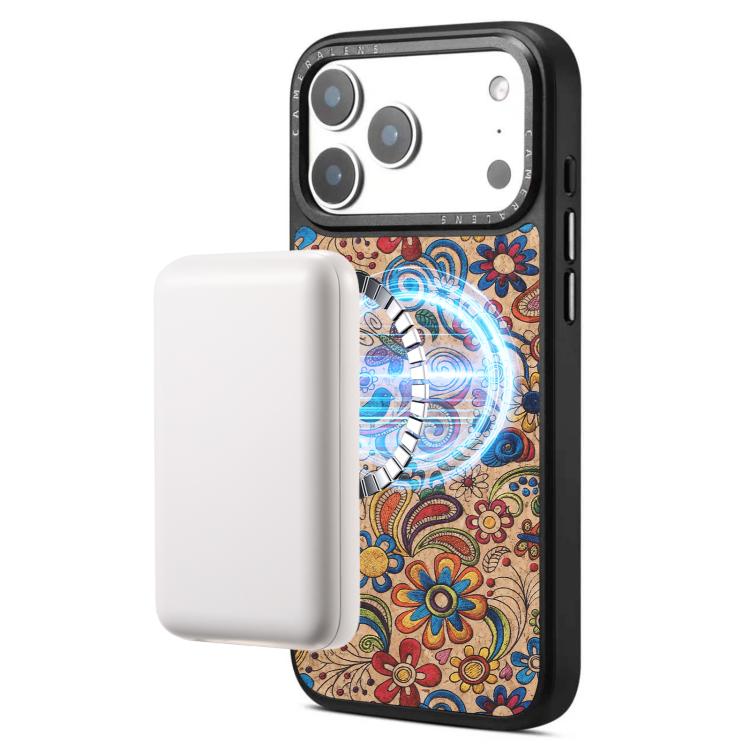 Custodia magnetica con motivo etnico per iPhone 17 Pro Max