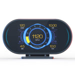 P27 Tachimetro multifunzione LCD HD OBD2 GPS auto