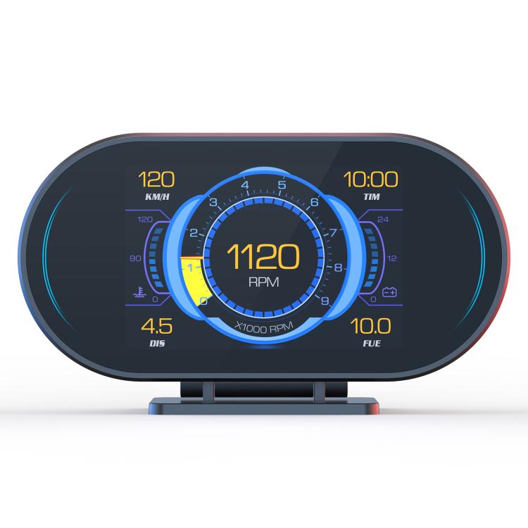 P27 Tachimetro multifunzione LCD HD OBD2 GPS auto