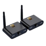 Kit trasmettitore e ricevitore audio wireless AU5810 a 5,8 GHz, supporta la trasmissione fino a 100 m.