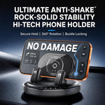 Supporto auto universale per telefono con ventosa e base girevole