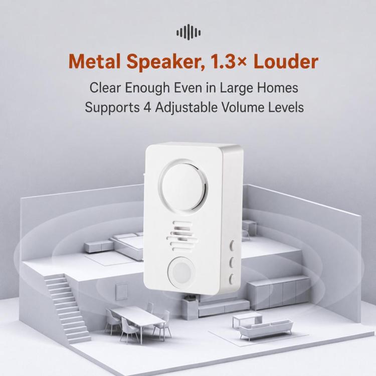 Campanello wireless impermeabile con volume regolabile