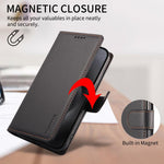 Custodia portafoglio in ecopelle vegana per iPhone 13 Pro Max