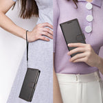 Custodia portafoglio in ecopelle per iPhone 8 Plus e 7 Plus