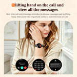 M201 Smartwatch da donna ultra sottile con schermo curvo da 1,32 pollici, torcia e certificazione IP68