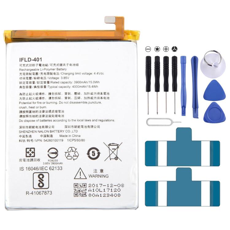 Batteria IFLD-401 4000 mAh per InFocus M5S, M7S, Vision 3, Vision 3 Pro