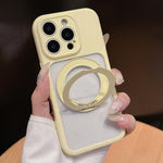 Custodia TPU con supporto rotante per iPhone 16 Pro